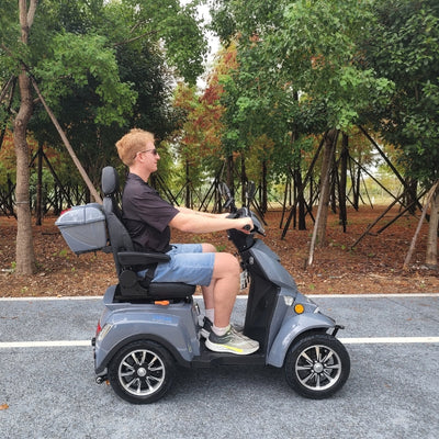 Four Wheeled Fastest Electric Mobility Scooter - Ranger 3 | RED | BLUE | BLACK | GREY (Delivery After 21 November)