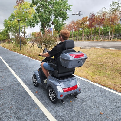 Four Wheeled Fastest Electric Mobility Scooter - Ranger 3 | RED | BLUE | BLACK | GREY (Delivery After 21 November)