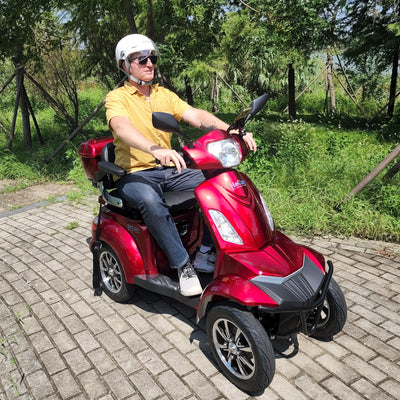 HeCare T408-1-4 Ranger 2 Electric 4 Wheel Electric Mobility Scooter With Enhanced Mobility, Safety and Comfort